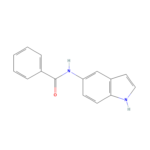 N-(1H-indol-5-yl)benzamide (CAS: 6019-39-2) - Chemical Structure and Molecular Formula 