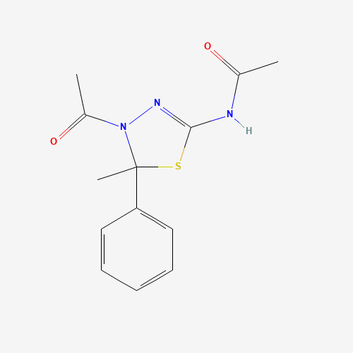 N-(4-acetyl-5-methyl-5-phenyl-1,3,4-thiadiazol-2-yl)acetamide (CAS: 72926-24-0) - Related Chemical Product