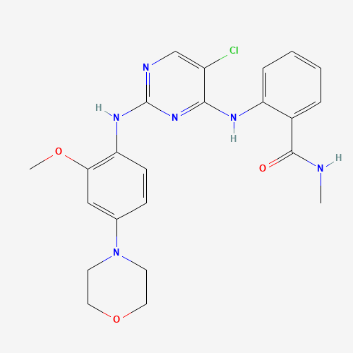 2-[[5-chloro-2-(2-methoxy-4-morpholin-4-ylanilino)pyrimidin-4-yl]amino]-N-methylbenzamide (CAS: 761437-28-9) - Related Chemical Product