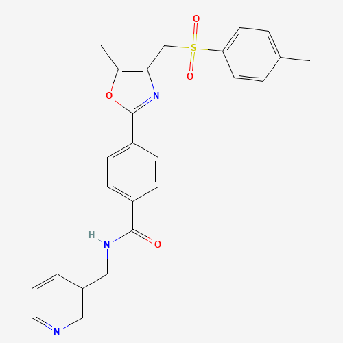 4-[5-methyl-4-[(4-methylphenyl)sulfonylmethyl]-1,3-oxazol-2-yl]-N-(pyridin-3-ylmethyl)benzamide (CAS: 894187-61-2) - Related Chemical Product