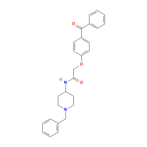 2-(4-benzoylphenoxy)-N-(1-benzylpiperidin-4-yl)acetamide (CAS: 924416-43-3) - Related Chemical Product