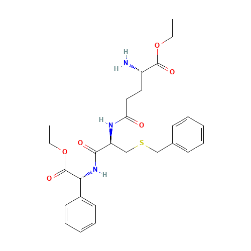 ethyl (2S)-2-amino-5-[[(2R)-3-benzylsulfanyl-1-[[(1R)-2-ethoxy-2-oxo-1-phenylethyl]amino]-1-oxopropan-2-yl]amino]-5-oxopentanoate (CAS: 168682-53-9) - Related Chemical Product