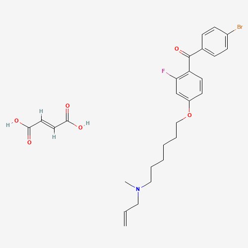 (4-bromophenyl)-[2-fluoro-4-[6-[methyl(prop-2-enyl)amino]hexoxy]phenyl]methanone;(E)-but-2-enedioic acid (CAS: 189197-69-1) - Related Chemical Product