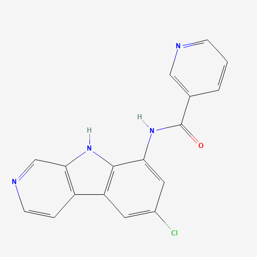 N-(6-chloro-9H-pyrido[3,4-b]indol-8-yl)pyridine-3-carboxamide (CAS: 431898-65-6) - Related Chemical Product