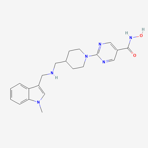 N-hydroxy-2-[4-[[(1-methylindol-3-yl)methylamino]methyl]piperidin-1-yl]pyrimidine-5-carboxamide (CAS: 875320-29-9) - Related Chemical Product