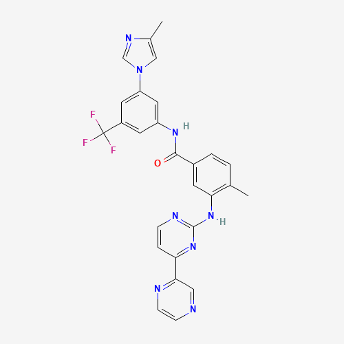 4-methyl-N-[3-(4-methylimidazol-1-yl)-5-(trifluoromethyl)phenyl]-3-[(4-pyrazin-2-ylpyrimidin-2-yl)amino]benzamide (CAS: 926037-48-1) - Related Chemical Product