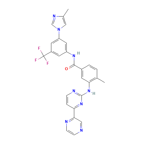 4-methyl-N-[3-(4-methylimidazol-1-yl)-5-(trifluoromethyl)phenyl]-3-[(4-pyrazin-2-ylpyrimidin-2-yl)amino]benzamide (CAS: 926037-48-1) - Related Chemical Product