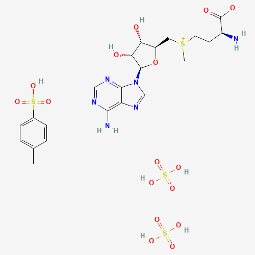 (2S)-2-amino-4-[[(2S,3S,4R,5R)-5-(6-aminopurin-9-yl)-3,4-dihydroxyoxolan-2-yl]methyl-methylsulfonio]butanoate;4-methylbenzenesulfonic acid;sulfuric acid (CAS: 375798-65-5) - Related Chemical Product