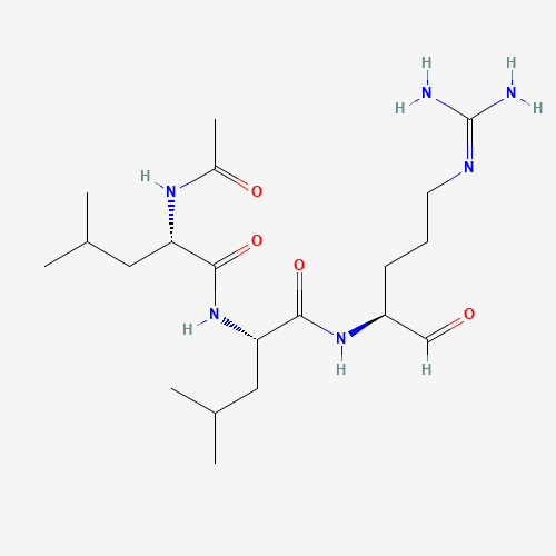 LEUPEPTIN HEMISULFATE MONOHYDRATE (CAS: 55123-66-5) - Chemical Structure and Molecular Formula 