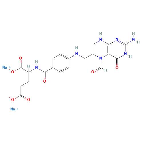 N-[4-[[(2-Amino-5-formyl-1,4,5,6,7,8-hexahydro-4-oxo-6-pteridinyl)methyl]amino]benzoyl]-L-glutamic acid disodium salt (CAS: 163254-40-8) - Related Chemical Product