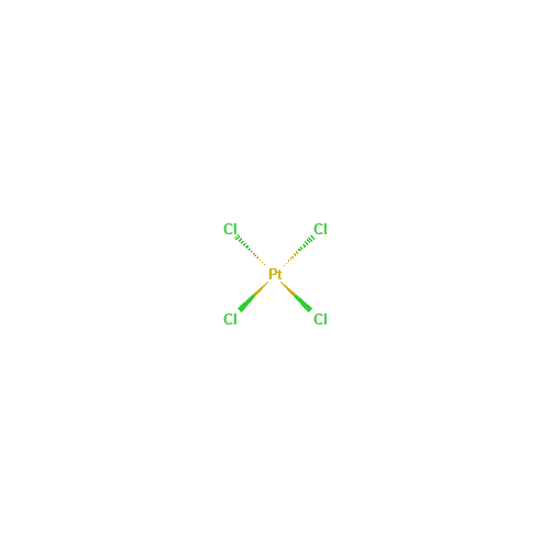 tetrachloroplatinum (CAS: 13454-96-1) - Chemical Structure and Molecular Formula 
