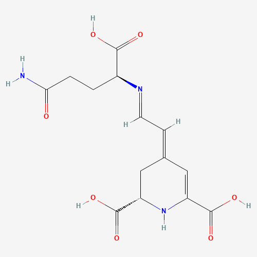 4-[2-[(4-amino-1-carboxy-4-oxobutyl)amino]ethenyl]-2,3-dihydropyridine-2,6-dicarboxylic acid (CAS: 904-62-1) - Related Chemical Product