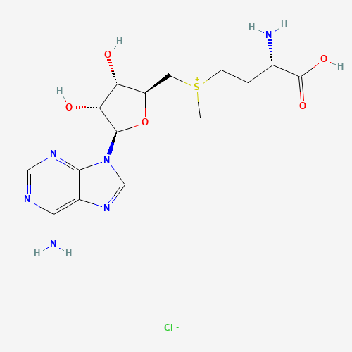 S-(5'-Adenosyl)-L-Methionine Chloride chemical structure S-(5'-Adenosyl)-L-Methionine Chloride (CAS: 24346-00-7) - Chemical Structure and Molecular Formula