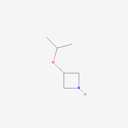 3-ISOPROPOXY-AZETIDINE (CAS: 871791-79-6) - Chemical Structure and Molecular Formula 