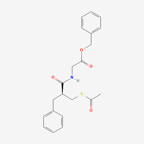 benzyl 2-[[(2S)-2-(acetylsulfanylmethyl)-3-phenylpropanoyl]amino]acetate (CAS: 112573-73-6) - Related Chemical Product
