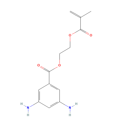 2-(2-methylprop-2-enoyloxy)ethyl 3,5-diaminobenzoate (CAS: 76067-81-7) - Related Chemical Product