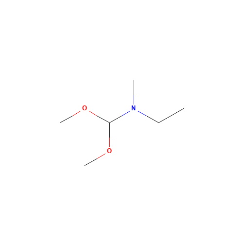 N-(dimethoxymethyl)-N-methylethanamine (CAS: 929286-43-1) - Chemical Structure and Molecular Formula 