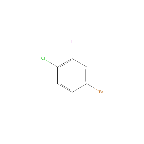 4-bromo-1-chloro-2-iodobenzene (CAS: 774608-49-0) - Chemical Structure and Molecular Formula 