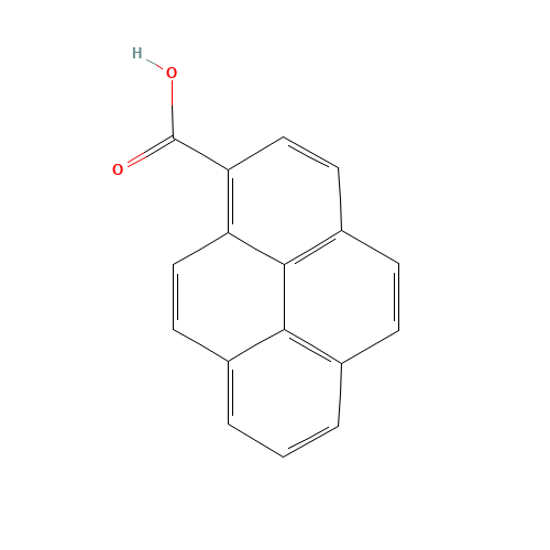pyrene-1-carboxylic acid (CAS: 19694-02-1) - Chemical Structure and Molecular Formula 