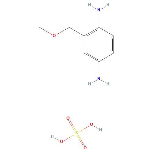Methoxymethyl-p-phenylendiamin (CAS: 337906-37-3) - Chemical Structure and Molecular Formula 