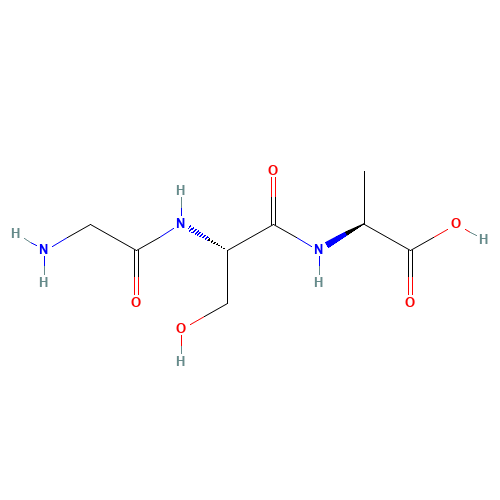 (2S)-2-[[(2S)-2-[(2-aminoacetyl)amino]-3-hydroxypropanoyl]amino]propanoic acid (CAS: 53843-93-9) - Related Chemical Product