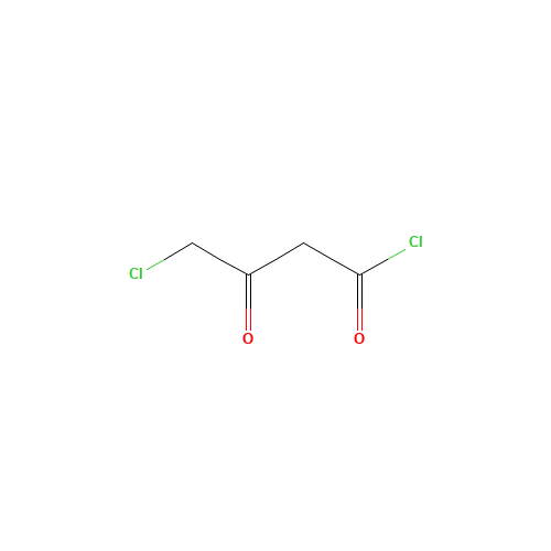 4-chloro-3-oxobutanoyl chloride (CAS: 41295-64-1) - Chemical Structure and Molecular Formula 