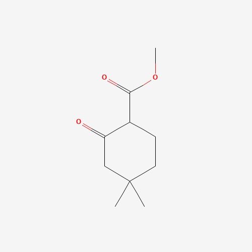methyl 4,4-dimethyl-2-oxocyclohexane-1-carboxylate (CAS: 32767-46-7) - Chemical Structure and Molecular Formula 