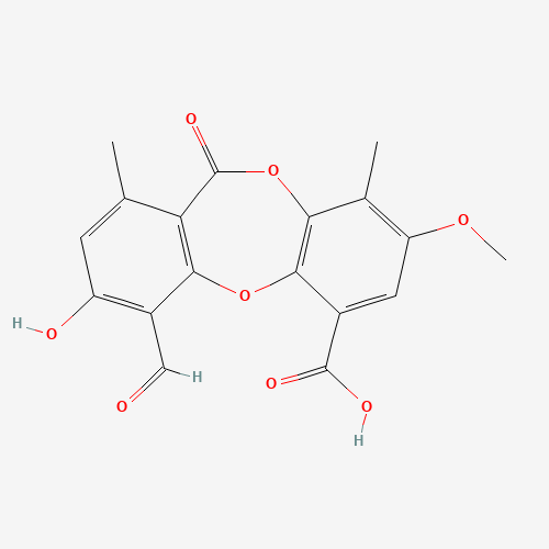 Psoromic Acid (CAS: 7299-11-8) - Chemical Structure and Molecular Formula 