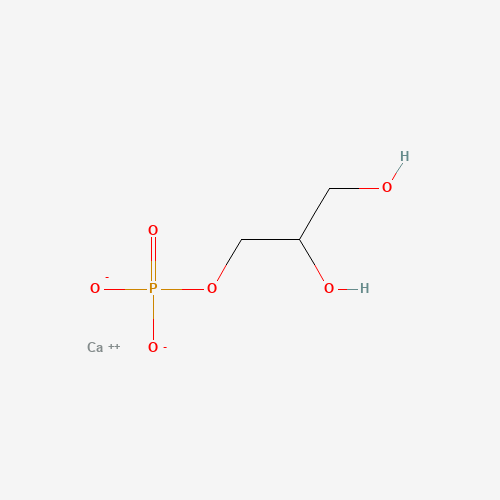 calcium;2,3-dihydroxypropyl phosphate (CAS: 27214-00-2) - Chemical Structure and Molecular Formula 