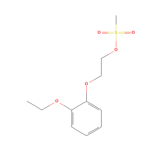2-(2-Ethoxyphenoxy)ethyl Methanesulfonate (CAS: 169506-15-4) - Related Chemical Product