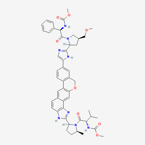 Velpatasvir (CAS: 1377049-84-7) - Chemical Structure and Molecular Formula 