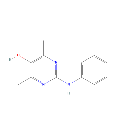 4,6-Dimethyl-2-(phenylamino)-5-pyrimidinol (CAS: 790293-36-6) - Chemical Structure and Molecular Formula 