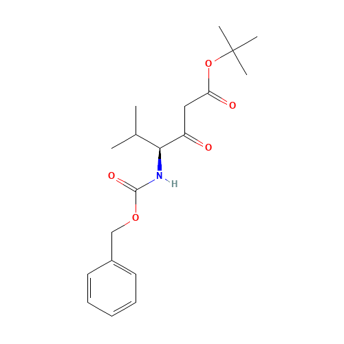 tert-butyl (4S)-5-methyl-3-oxo-4-(phenylmethoxycarbonylamino)hexanoate (CAS: 191731-16-5) - Related Chemical Product