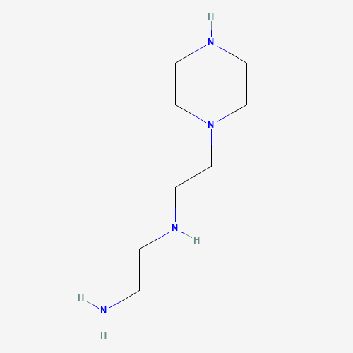 N'-(2-piperazin-1-ylethyl)ethane-1,2-diamine (CAS: 24028-46-4) - Chemical Structure and Molecular Formula 