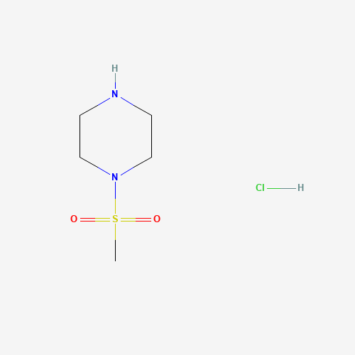 1-(Methylsulfonyl)piperazine HCl (CAS: 161357-89-7) - Chemical Structure and Molecular Formula 