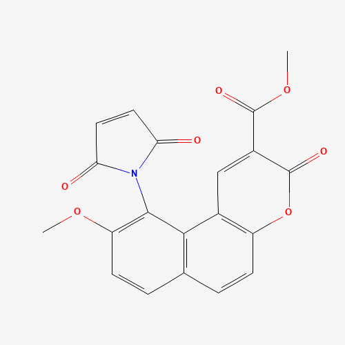 methyl 10-(2,5-dioxopyrrol-1-yl)-9-methoxy-3-oxobenzo[f]chromene-2-carboxylate (CAS: 137350-66-4) - Related Chemical Product