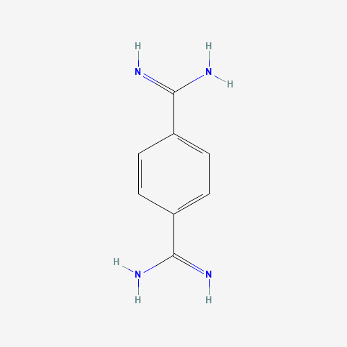 benzene-1,4-dicarboximidamide (CAS: 15411-54-8) - Chemical Structure and Molecular Formula 