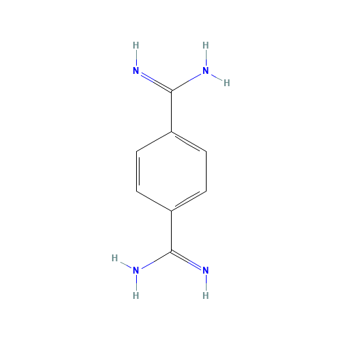 benzene-1,4-dicarboximidamide (CAS: 15411-54-8) - Chemical Structure and Molecular Formula 