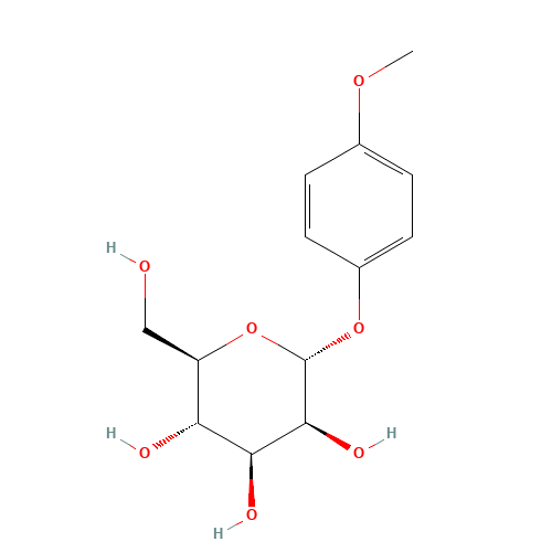 (2R,3S,4S,5S,6R)-2-(hydroxymethyl)-6-(4-methoxyphenoxy)oxane-3,4,5-triol (CAS: 28541-75-5) - Related Chemical Product