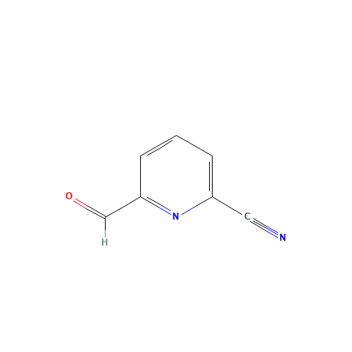 6-formyl-2-pyridinecarbonitrile (CAS: 85148-95-4) - Chemical Structure and Molecular Formula 