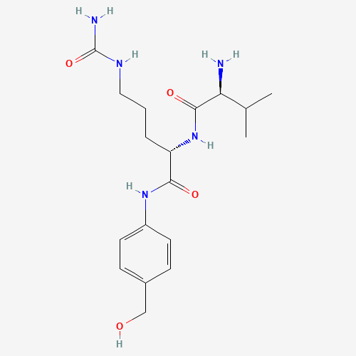 (2S)-2-[[(2S)-2-amino-3-methylbutanoyl]amino]-5-(carbamoylamino)-N-[4-(hydroxymethyl)phenyl]pentanamide (CAS: 159857-79-1) - Related Chemical Product