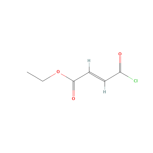 Ethyl fumaryl chloride (CAS: 26367-48-6) - Chemical Structure and Molecular Formula 
