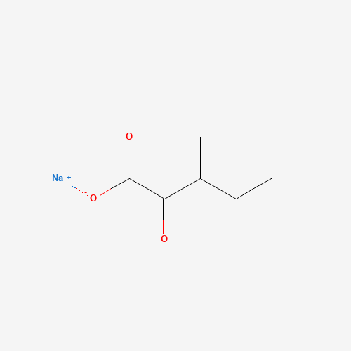Aplha-ketoleucine. Sodium salt (CAS: 66872-74-0) - Chemical Structure and Molecular Formula 