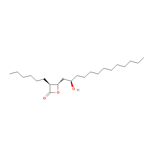 (3S,4S)-3-hexyl-4-[(2R)-2-hydroxytridecyl]oxetan-2-one (CAS: 104872-06-2) - Related Chemical Product
