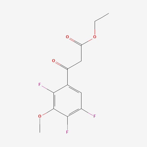 ethyl 3-oxo-3-(2,4,5-trifluoro-3-methoxyphenyl)propanoate (CAS: 112811-68-4) - Related Chemical Product