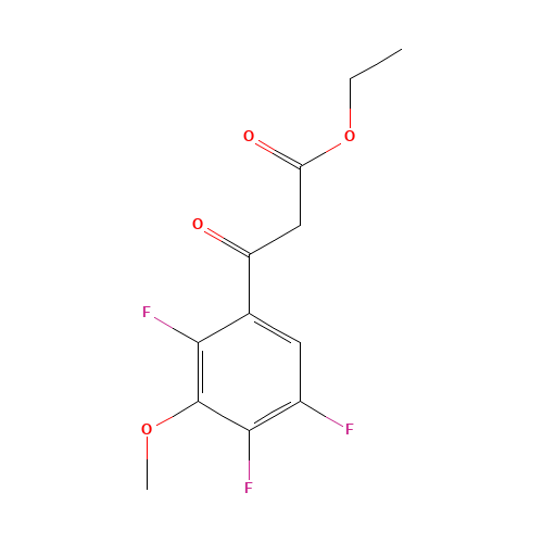 ethyl 3-oxo-3-(2,4,5-trifluoro-3-methoxyphenyl)propanoate (CAS: 112811-68-4) - Related Chemical Product
