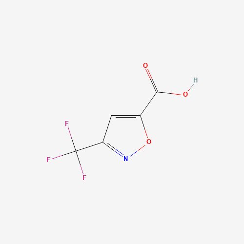 3-(trifluoromethyl)-1,2-oxazole-5-carboxylic acid (CAS: 251912-75-1) - Chemical Structure and Molecular Formula 