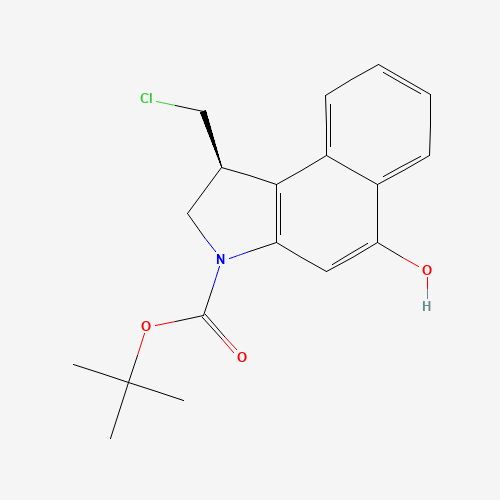 (S)-tert-Butyl 1-(chloromethyl)-5-hydroxy-1H-benzo[e]indole-3(2H)-carboxylate (CAS: 130007-86-2) - Related Chemical Product