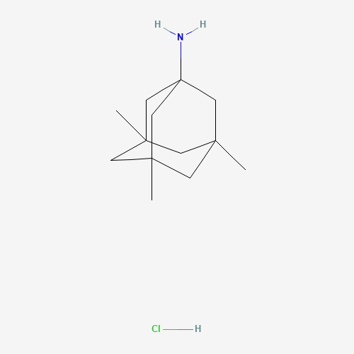 3,5,7-trimethyladamantan-1-amine;hydrochloride (CAS: 15210-60-3) - Chemical Structure and Molecular Formula 