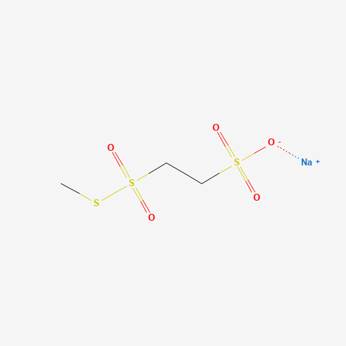 Ethanesulfonic acid, 2-[(methylthio)sulfonyl]-, methyl ester, sodium salt (1:1) (CAS: 155450-07-0) - Chemical Structure and Molecular Formula 